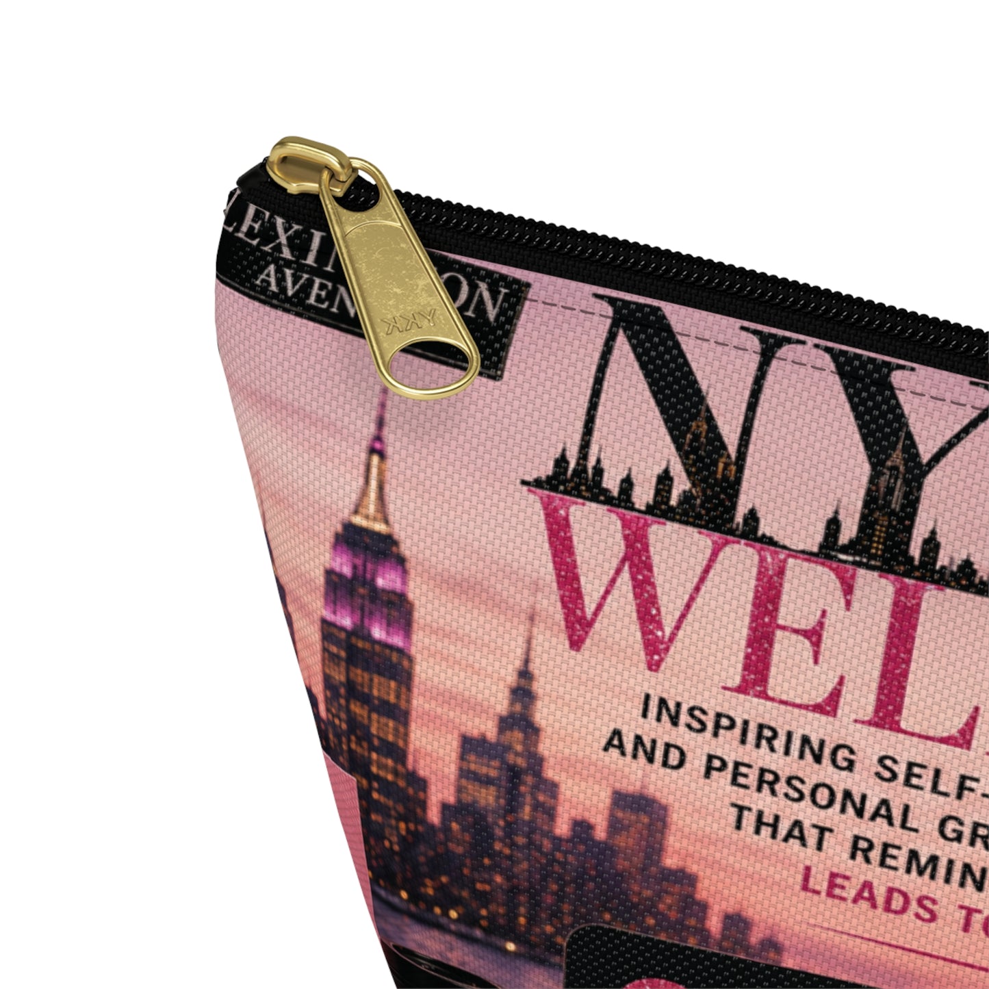 NYC Wellness Accessory Pouch — MendKare City Self-Care Makeup Bag