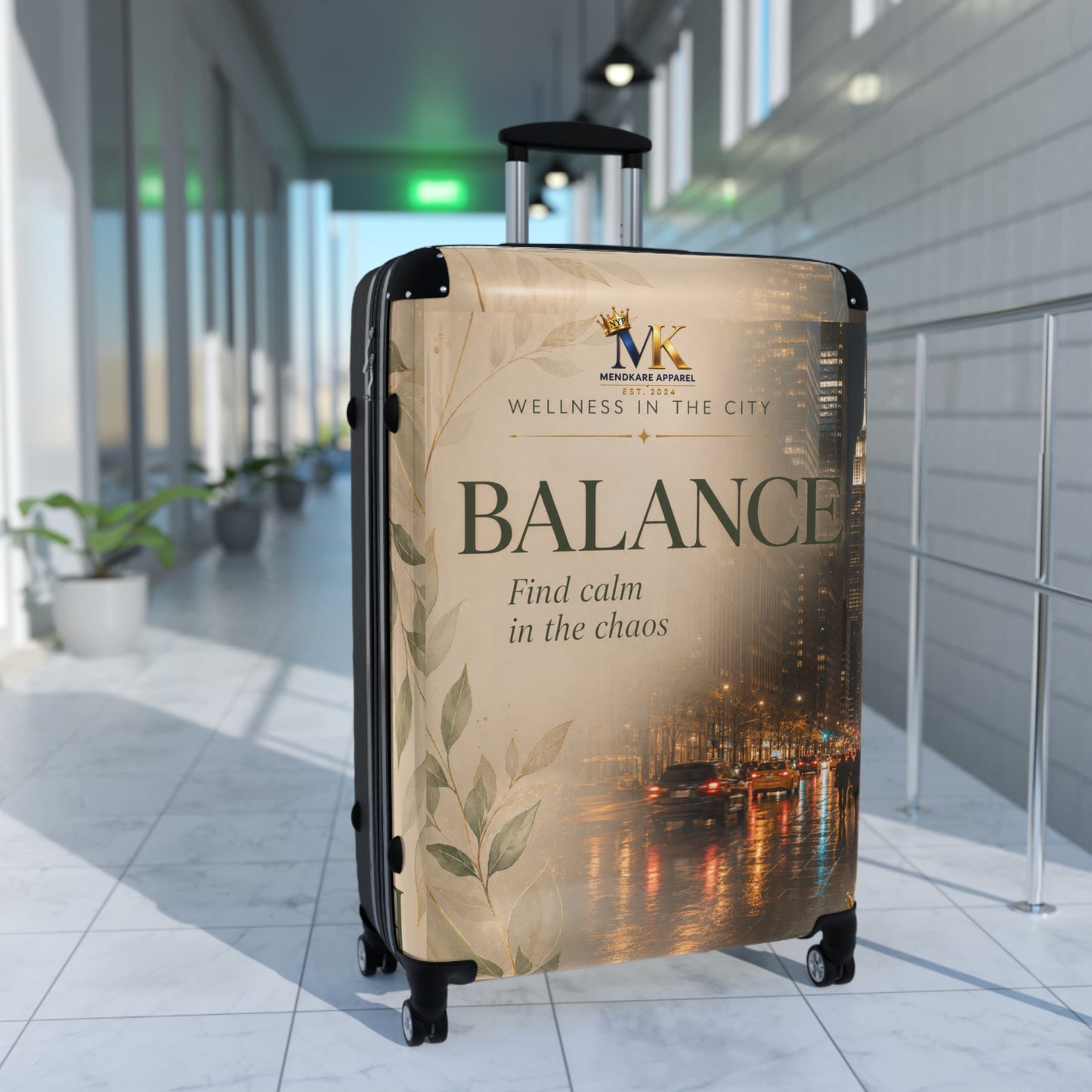 Balance Carry-On Suitcase — "Balance: Find Calm in the Chaos" Travel Luggage