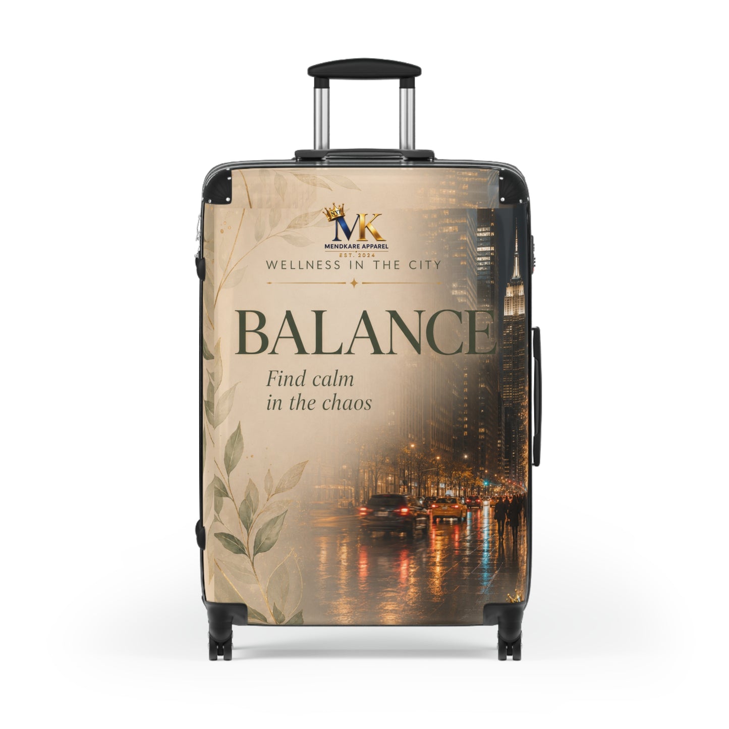 Balance Carry-On Suitcase — "Balance: Find Calm in the Chaos" Travel Luggage