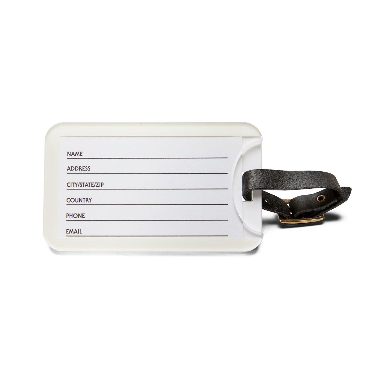 Wellness on the New York Trains Luggage Tag