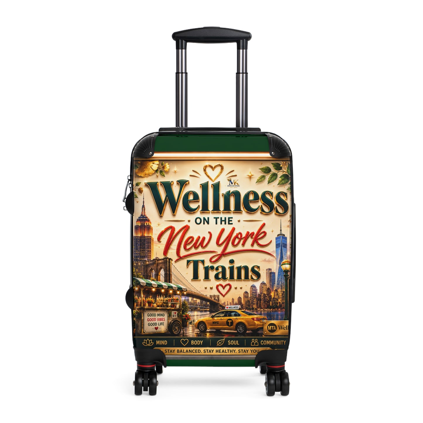 Wellness on the New York Trains Carry-On Suitcase