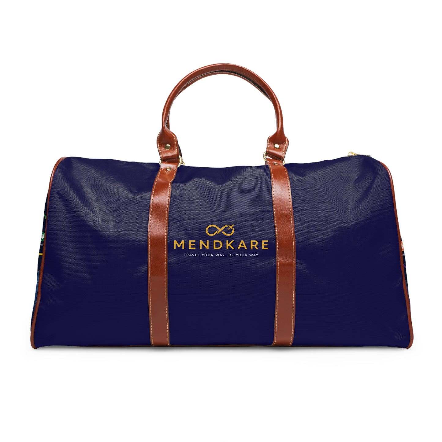 MendKare Collection Waterproof Travel Duffel Bag _Blue