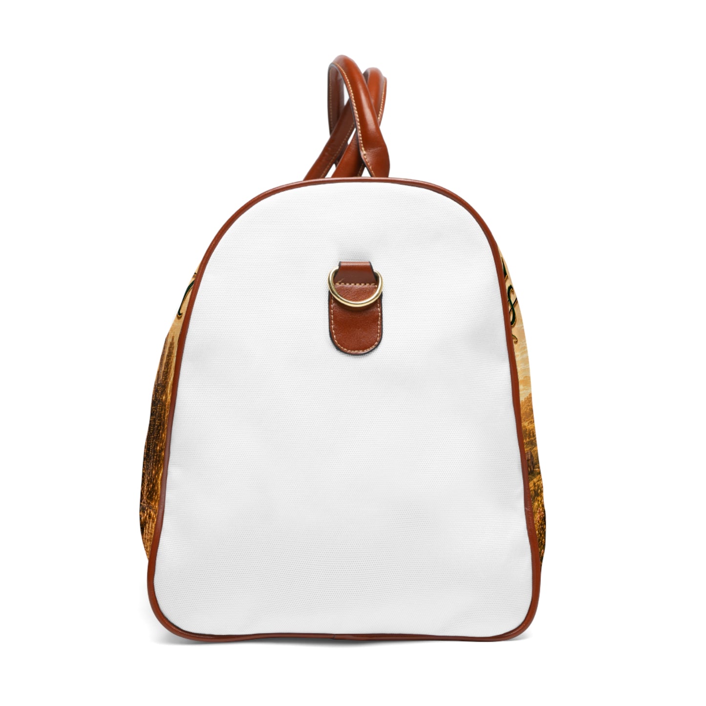 NYC Wellness Waterproof Travel Bag — Urban Sunrise Duffle for Weekend Getaways
