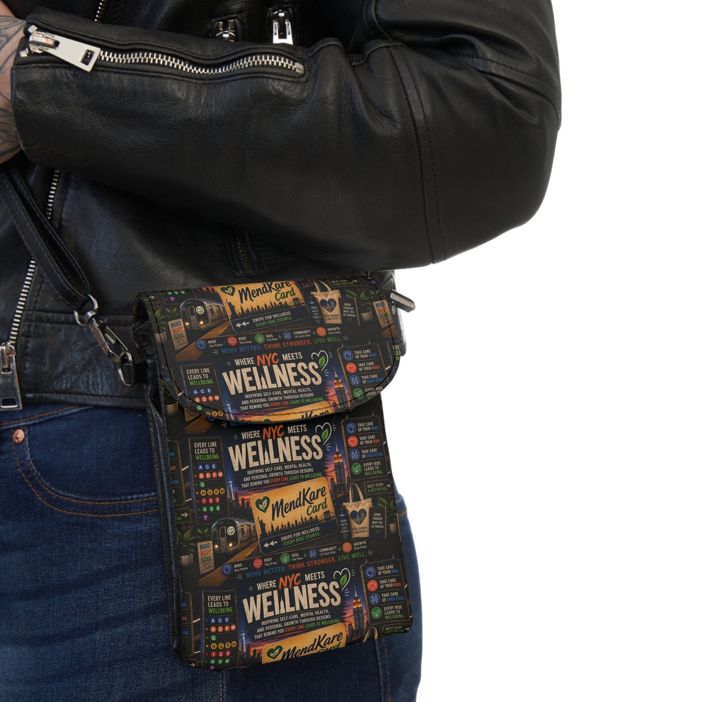 Wellness Retro Crossbody Cell Phone Wallet