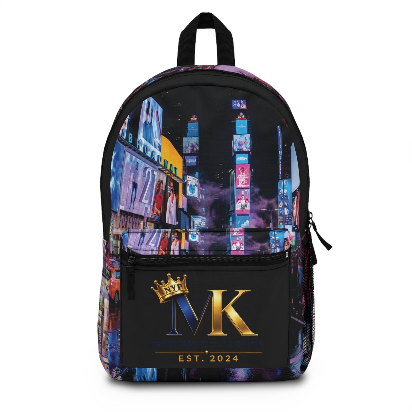 Monogram 'MK' Gold Crown Backpack — City Lights Est. 2024