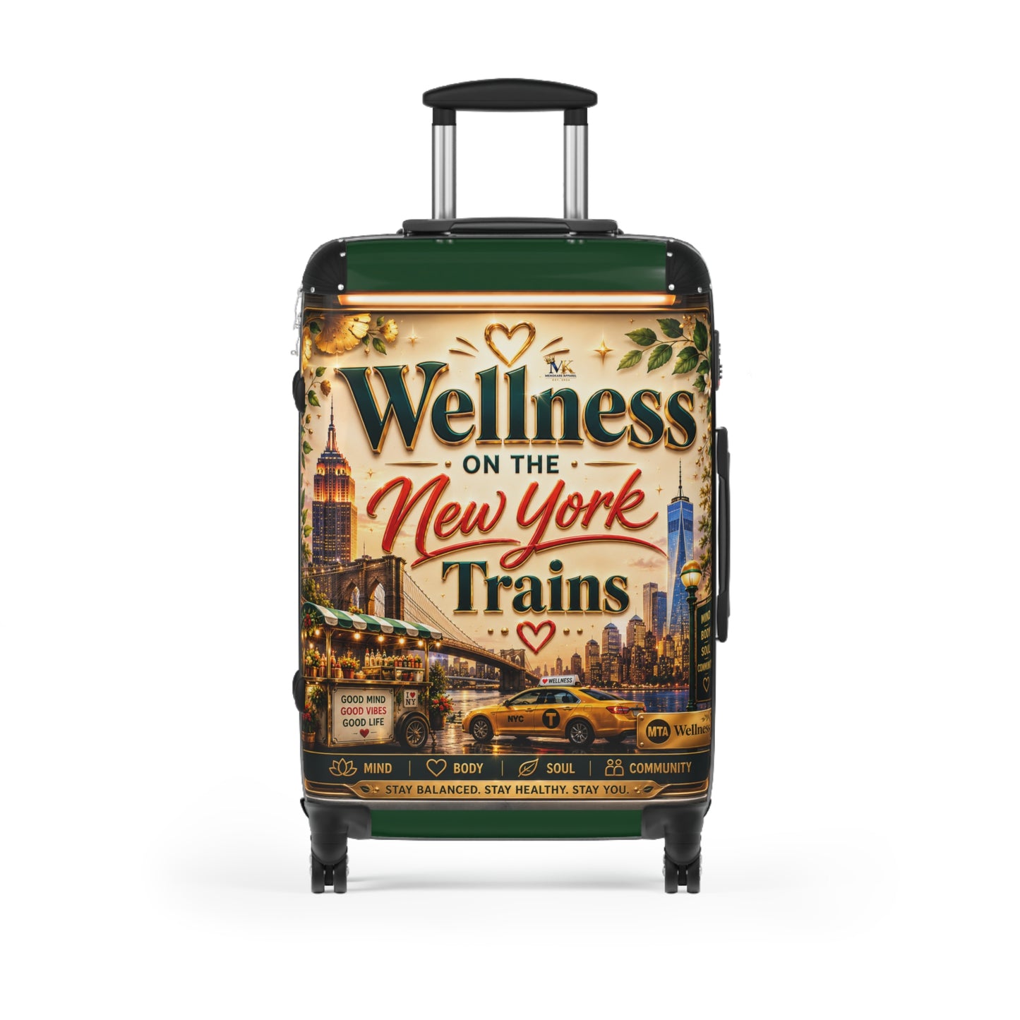 Wellness on the New York Trains Carry-On Suitcase