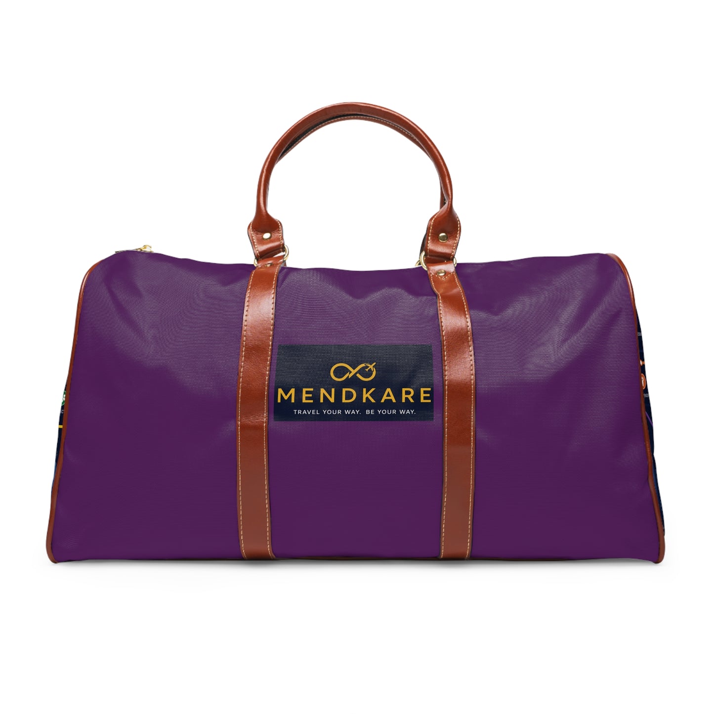 MendKare Collection Waterproof Travel Duffel Bag — Purple