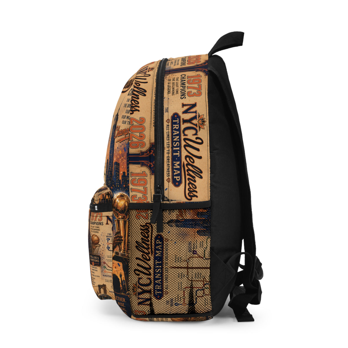 NYC Wellness Transit Map Backpack – Vintage New York Subway Map Design