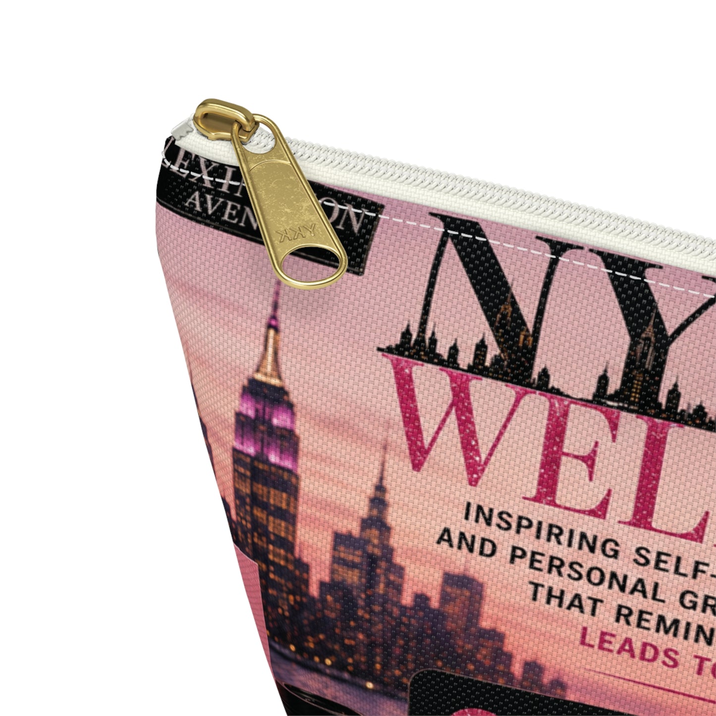 NYC Wellness Accessory Pouch — MendKare City Self-Care Makeup Bag