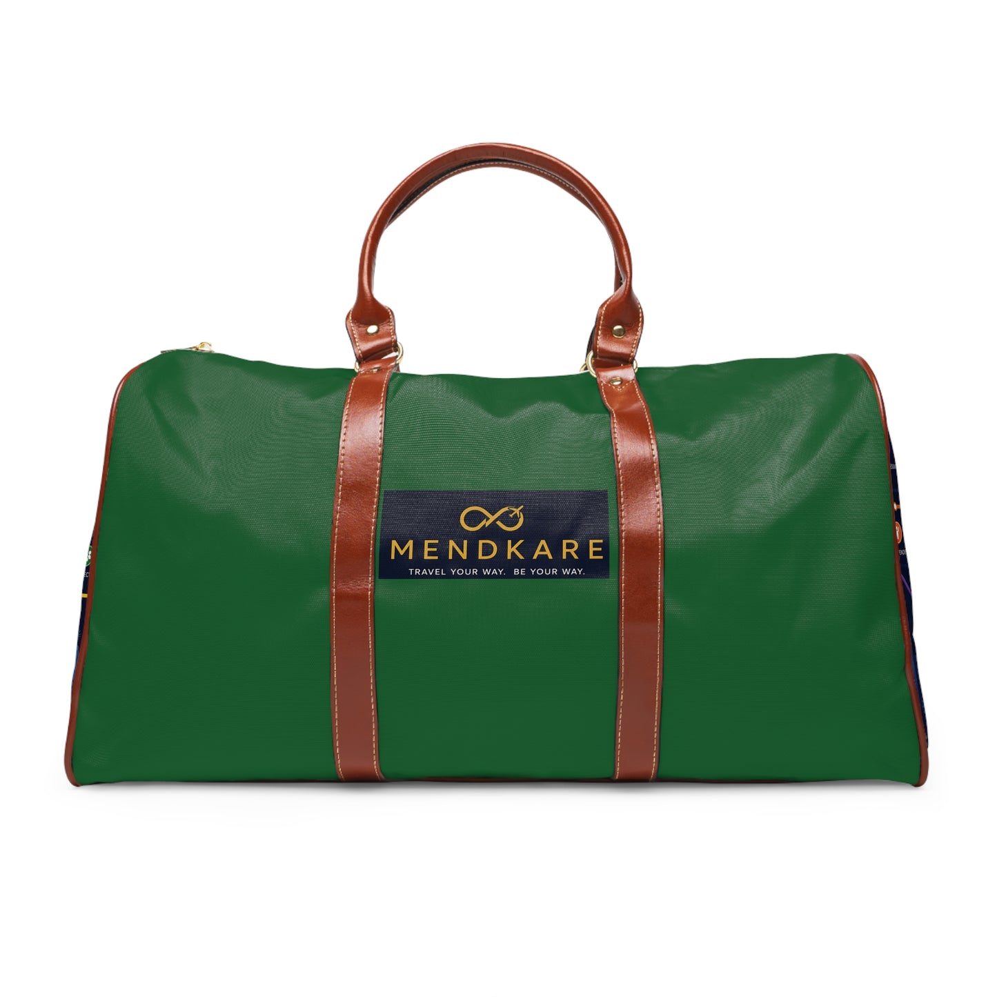 MendKare Collection Waterproof Travel Duffel Bag — Green