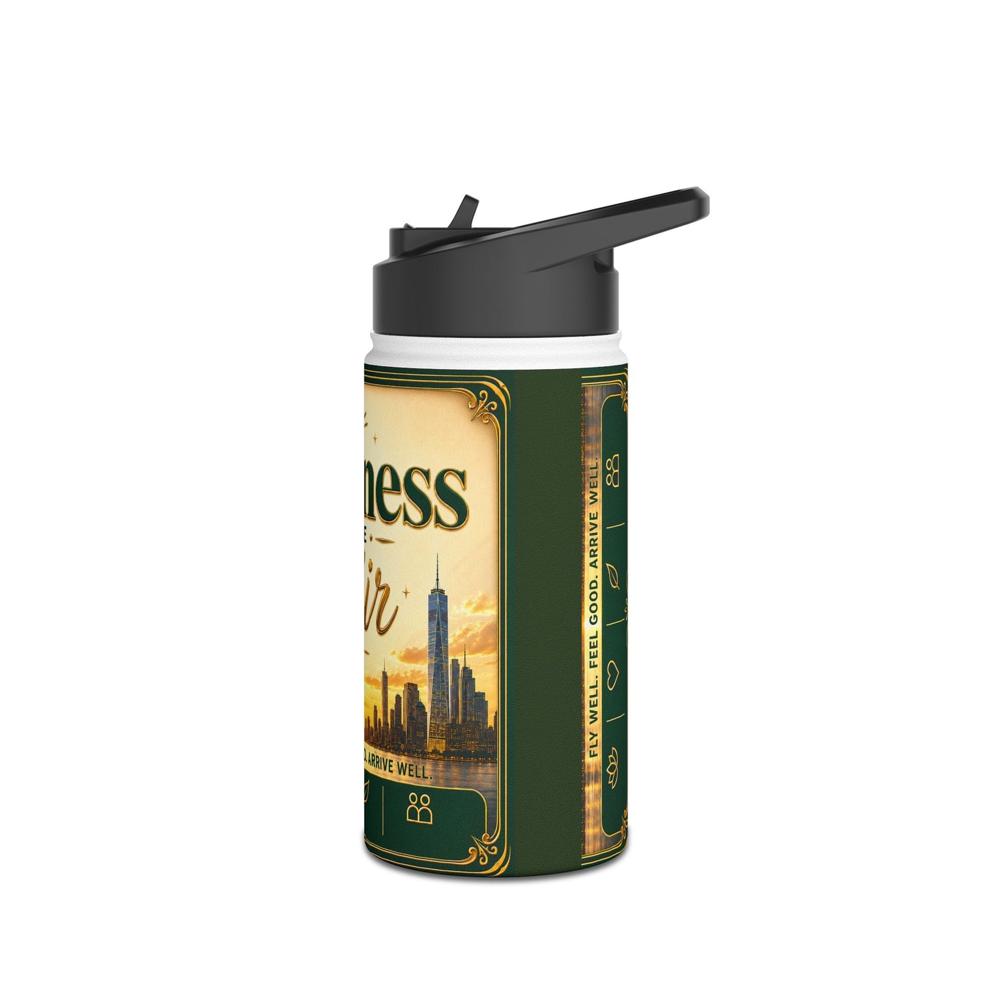 Wellness in the Air Stainless Steel Water Bottle