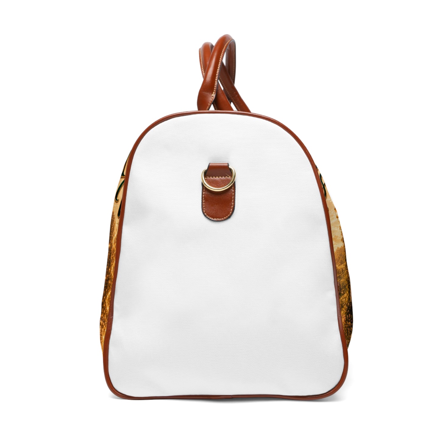 NYC Wellness Waterproof Travel Bag — Urban Sunrise Duffle for Weekend Getaways