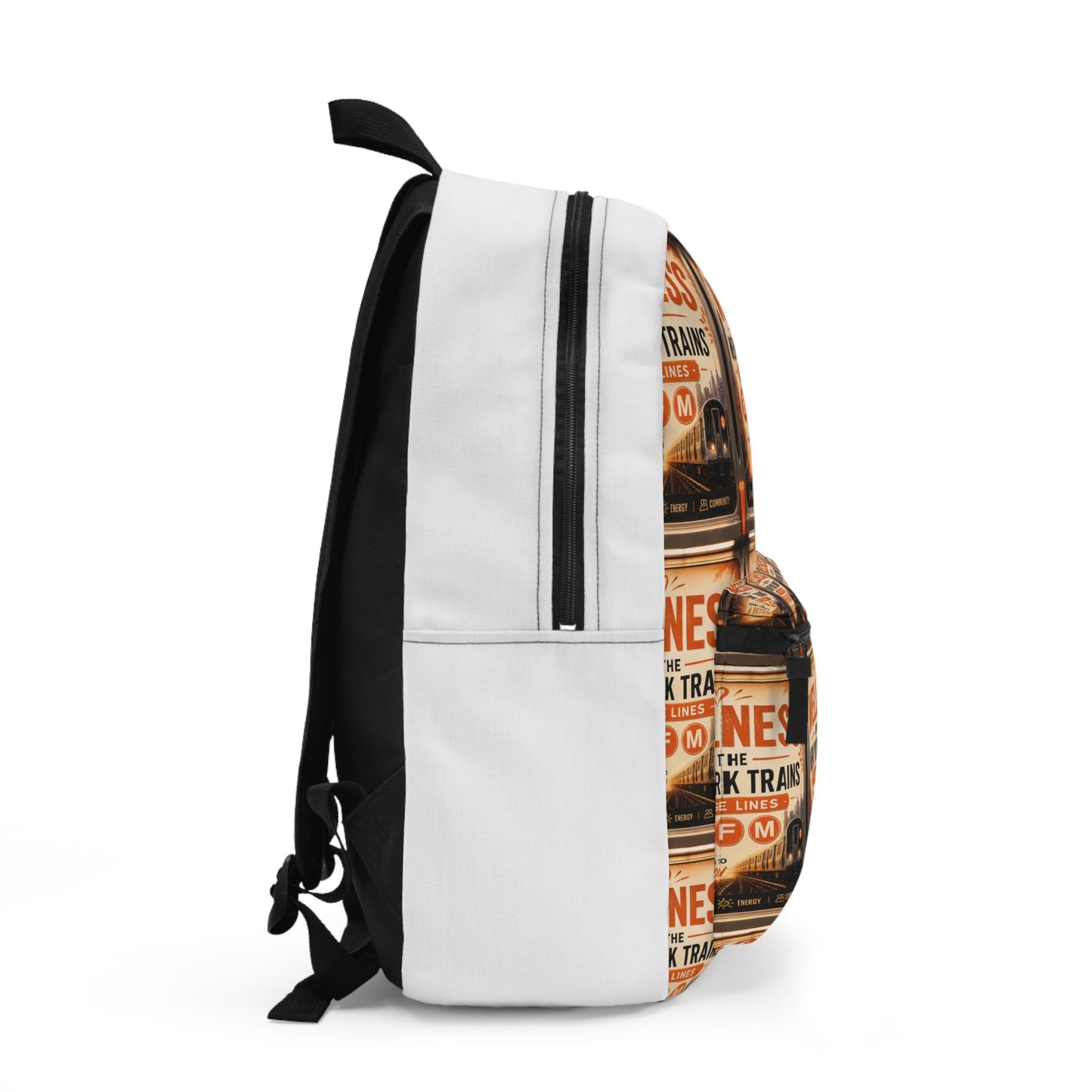 Wellness on the New York Trains Backpack – Vintage Subway Poster Print