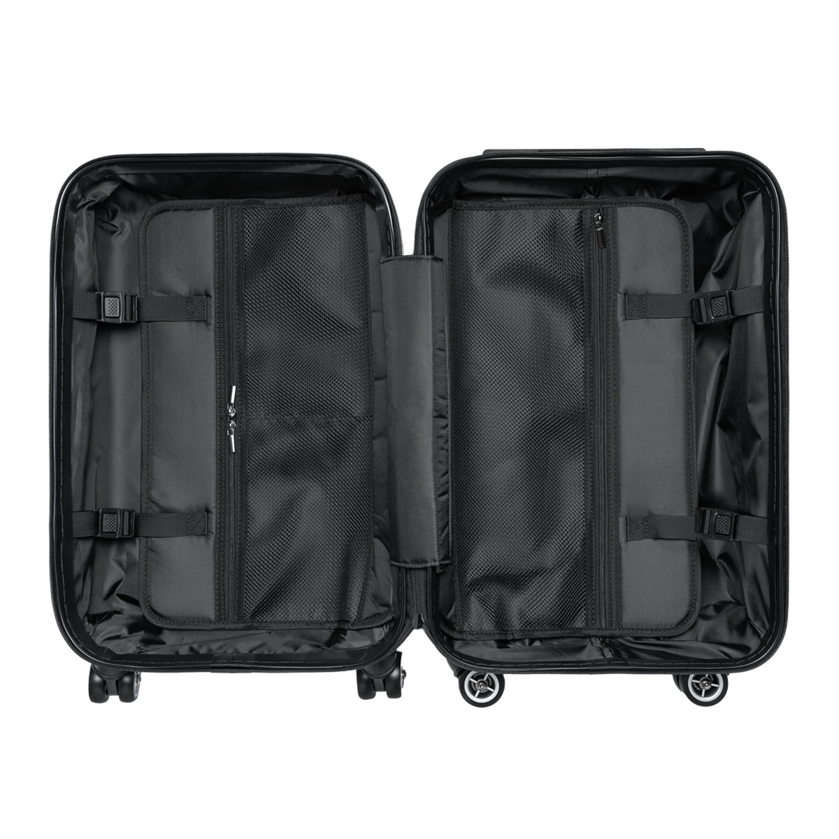 Carry-On Suitcase — "Wellness on the New York Trains" Vintage Travel Luggage