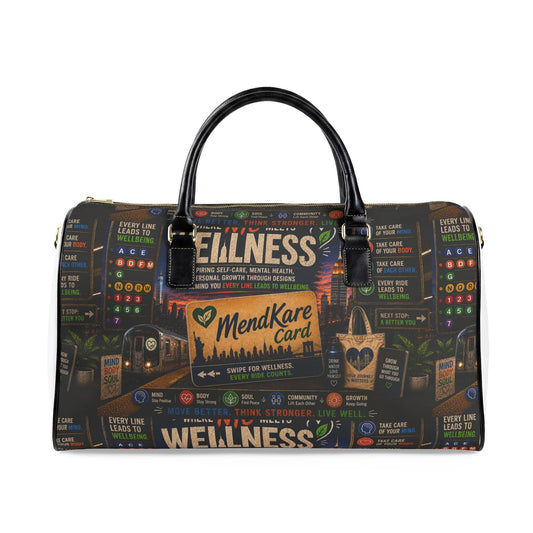 Wellness Travel Bag — Faux Leather MendKare Design Weekender