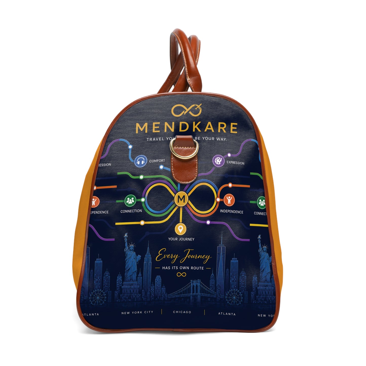 MendKare Collection Waterproof Travel Duffel Bag — Green