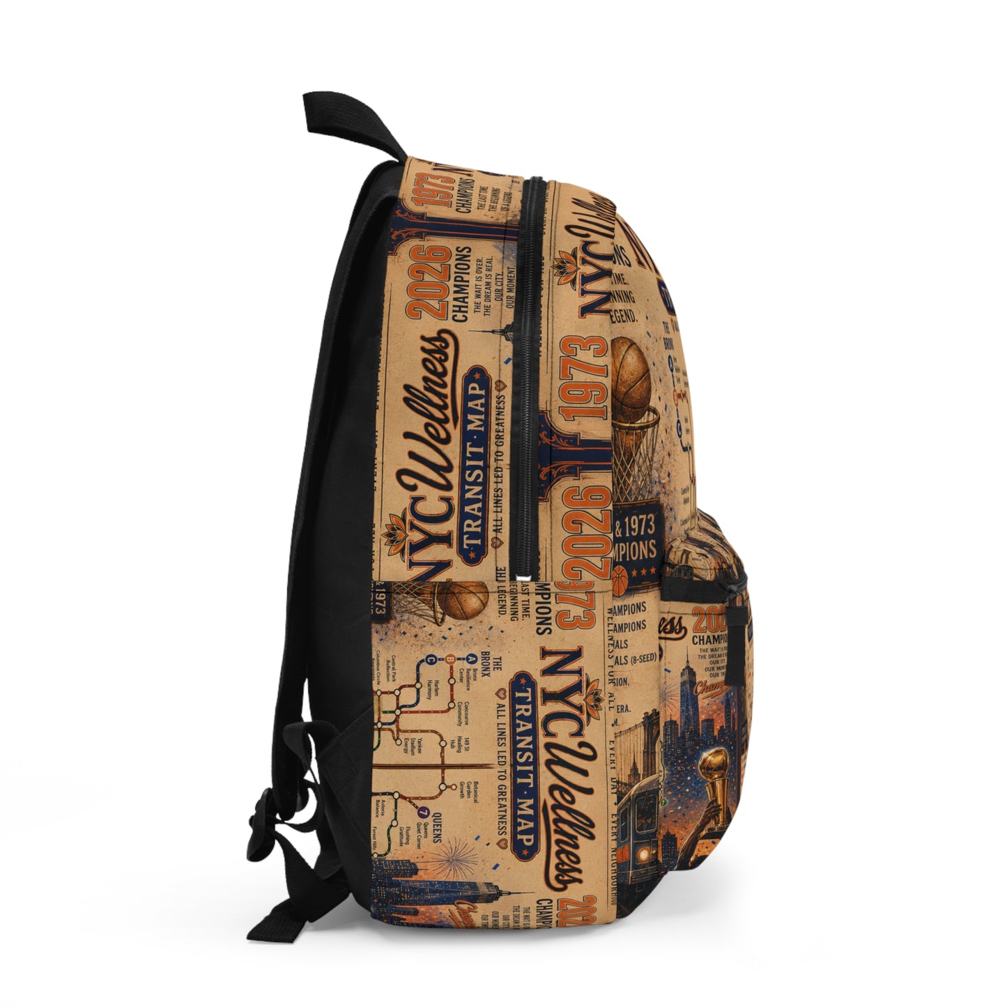 NYC Wellness Transit Map Backpack – Vintage New York Subway Map Design