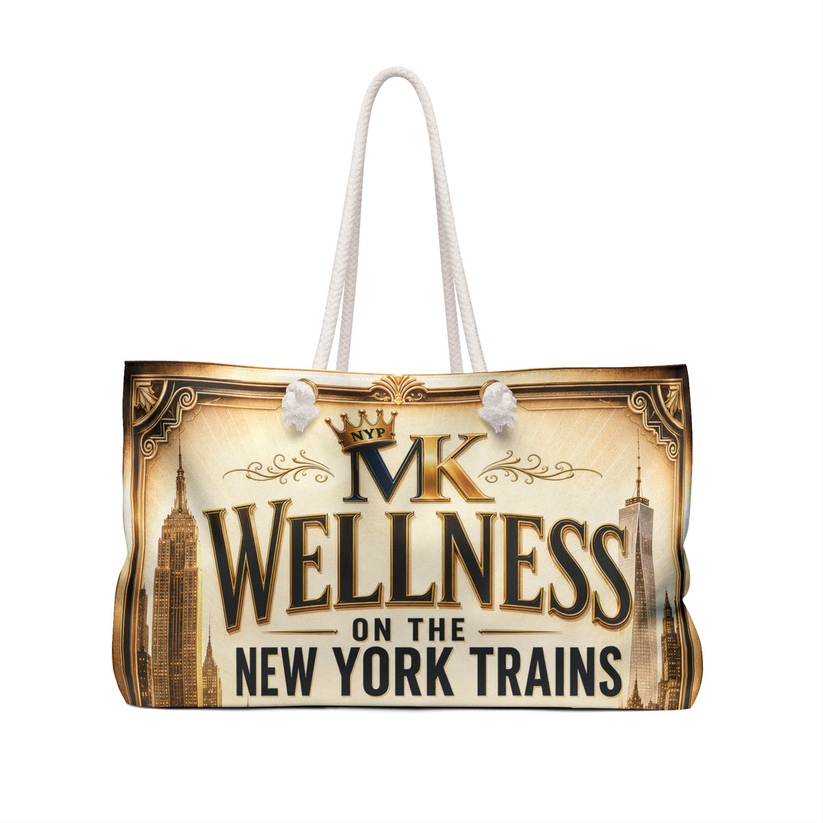 MK Wellness Weekender Bag — 'Wellness on the New York Trains' Travel Tote