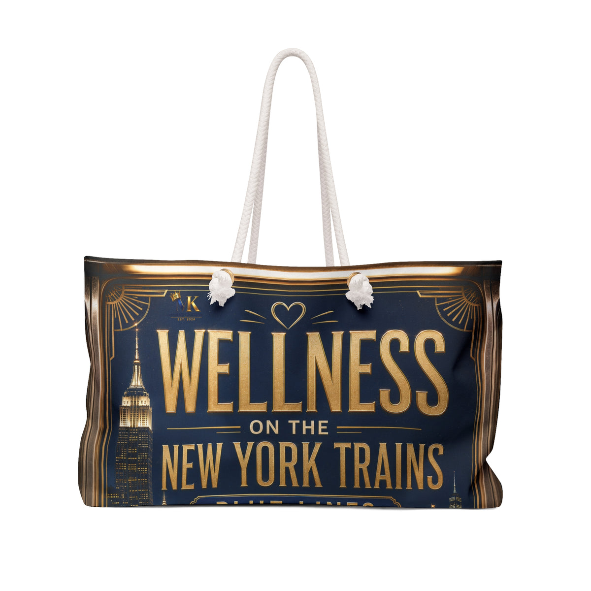 Wellness on the New York Trains Weekender Bag