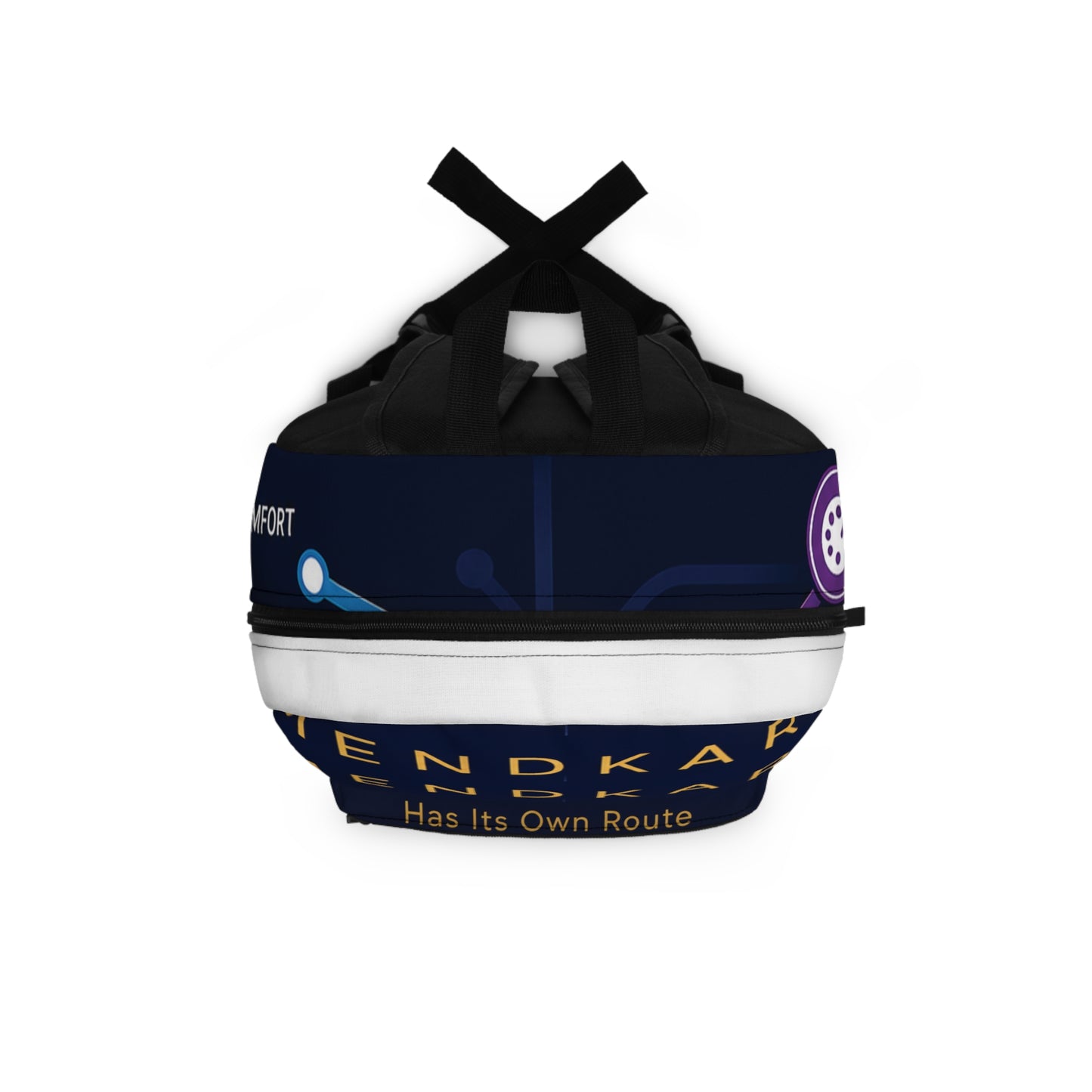 Mendkare 'Every Journey' Graphic Backpack — Travel Map Design