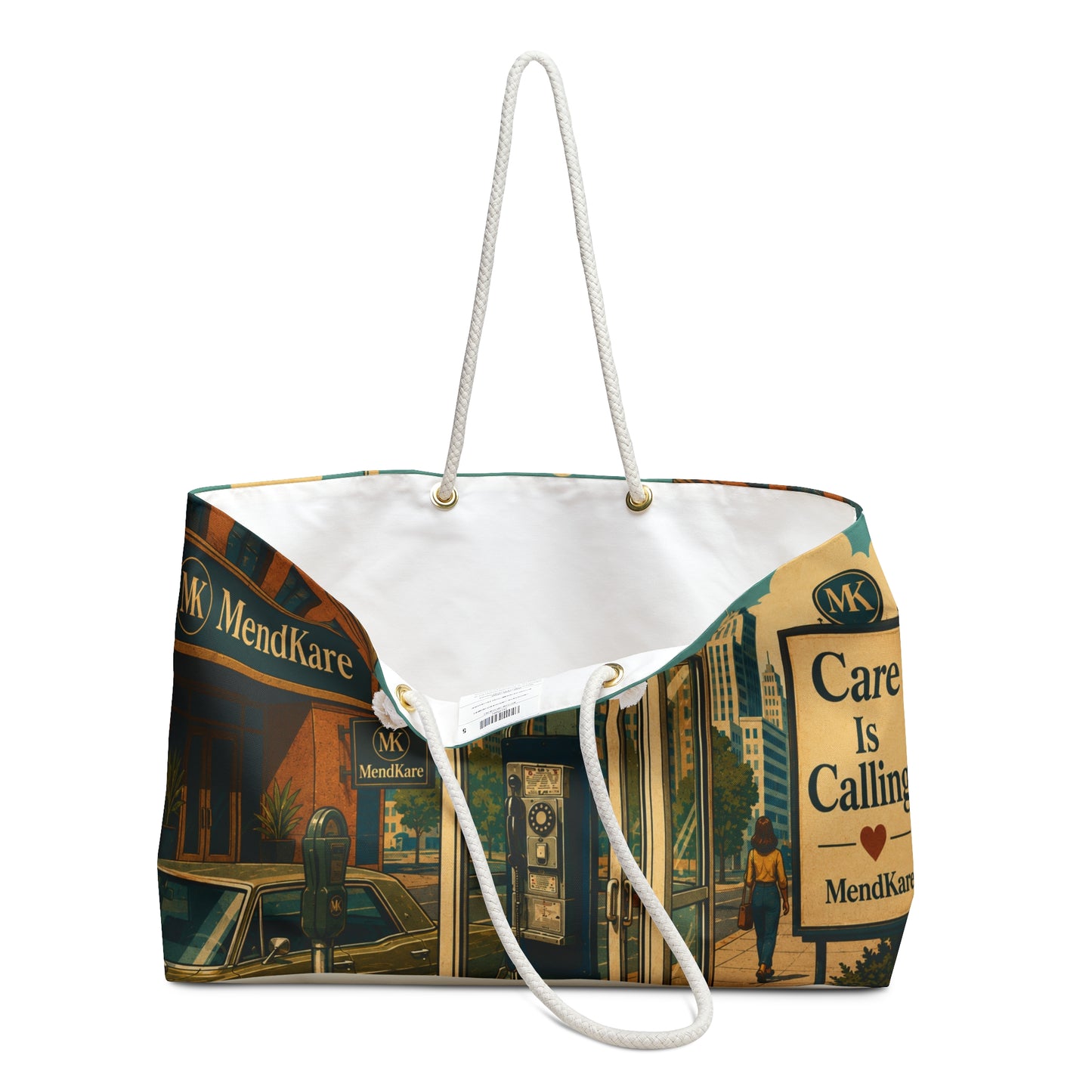 MendKare ‘Care Is Calling’ Vintage City Weekender Bag