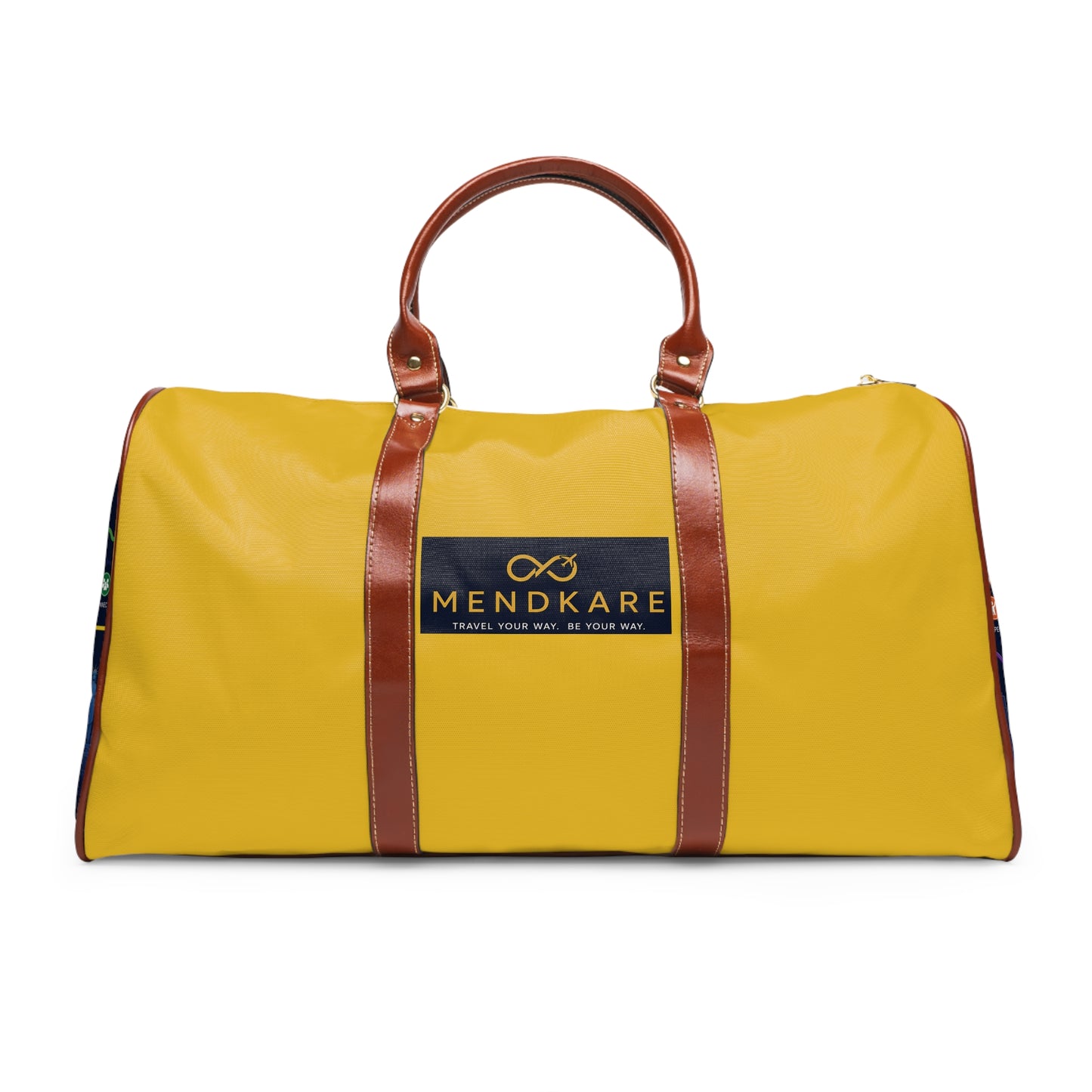 MendKare Collection Waterproof Travel Duffel Bag — Yellow