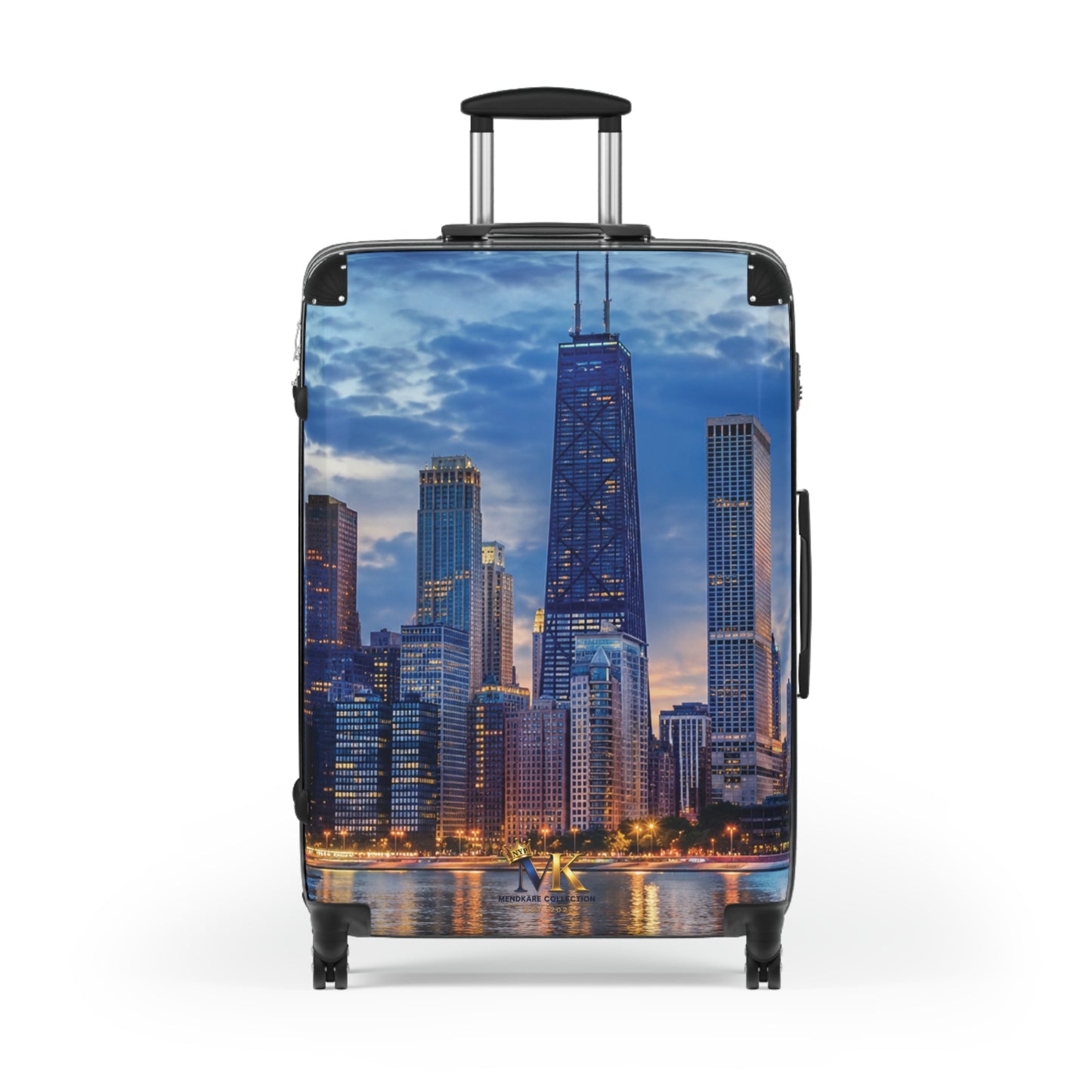 Chicago Skyline Carry-On Suitcase — Cityscape Travel Luggage