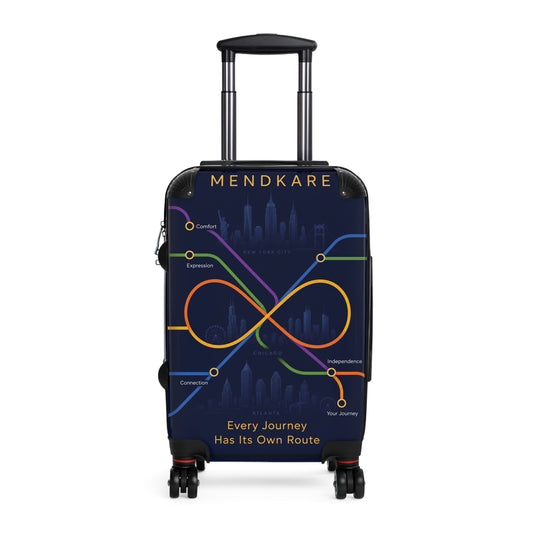 Infinity Route Suitcase – 'Every Journey Has Its Own Route' Carry-On