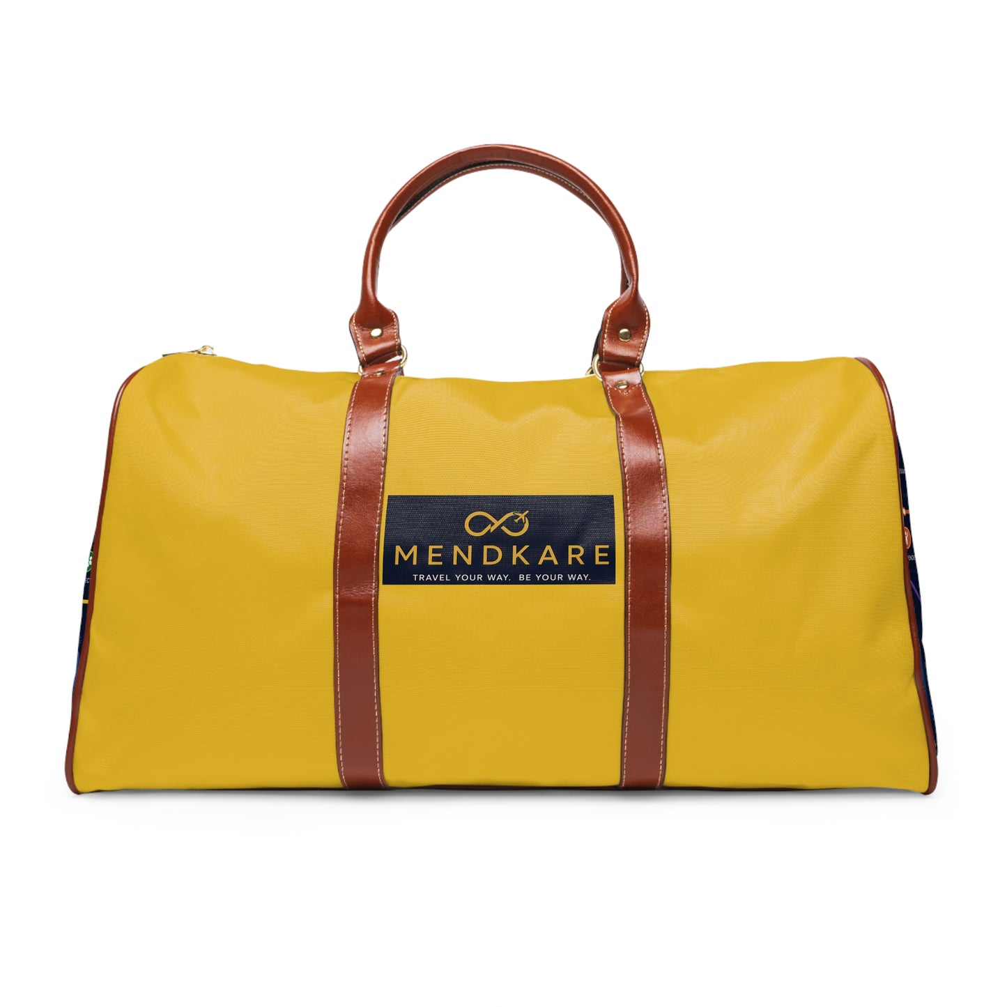 MendKare Collection Waterproof Travel Duffel Bag — Yellow