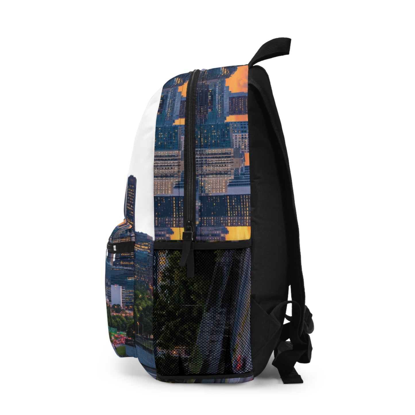 City Skyline Backpack — Atlanta Evening Urban Photo Print