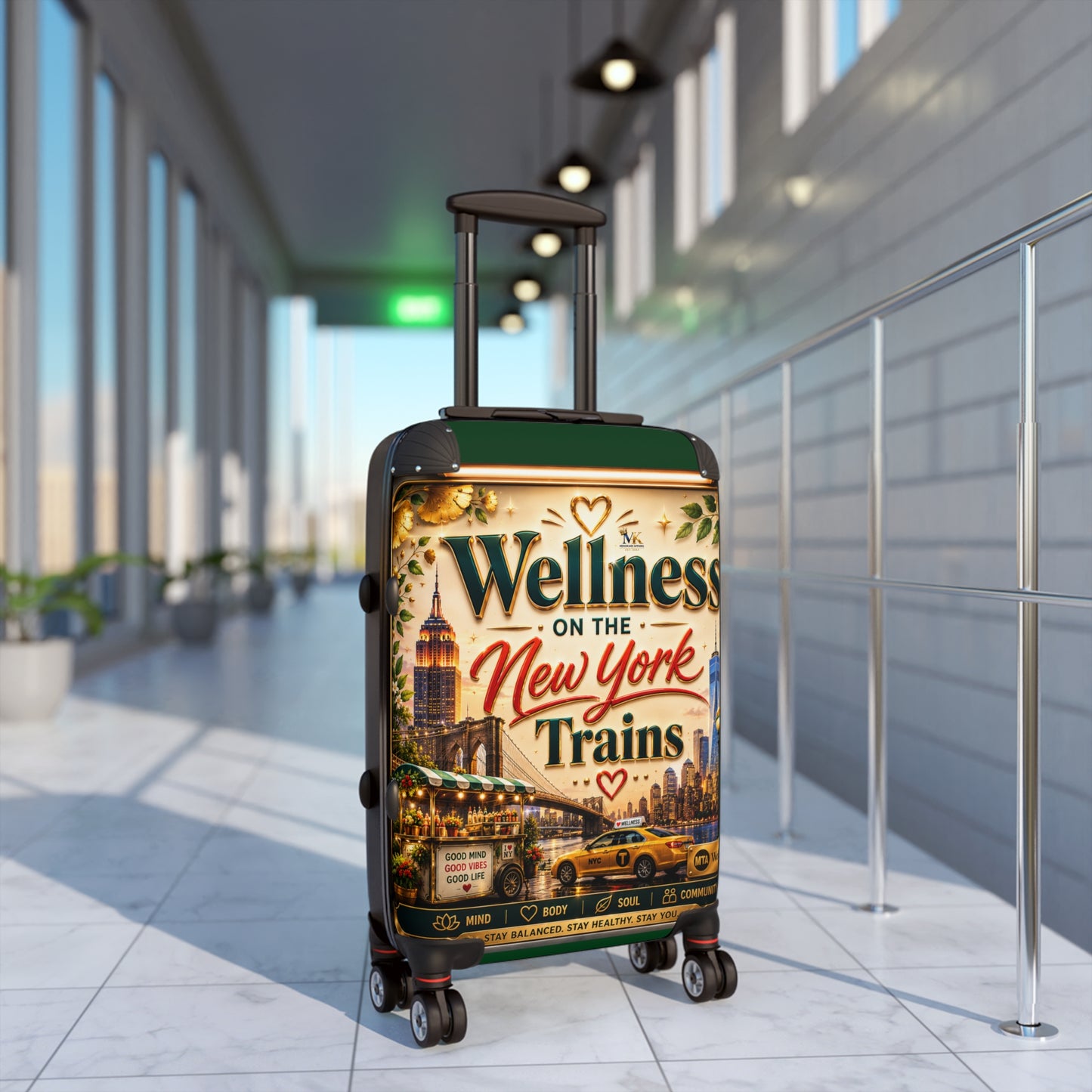 Wellness on the New York Trains Carry-On Suitcase
