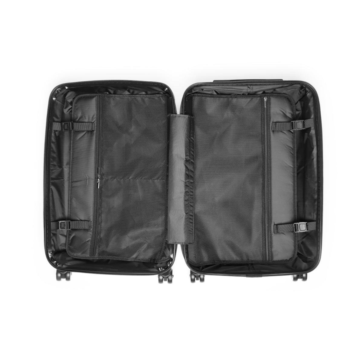 Carry-On Suitcase — "Wellness on the New York Trains" Vintage Travel Luggage