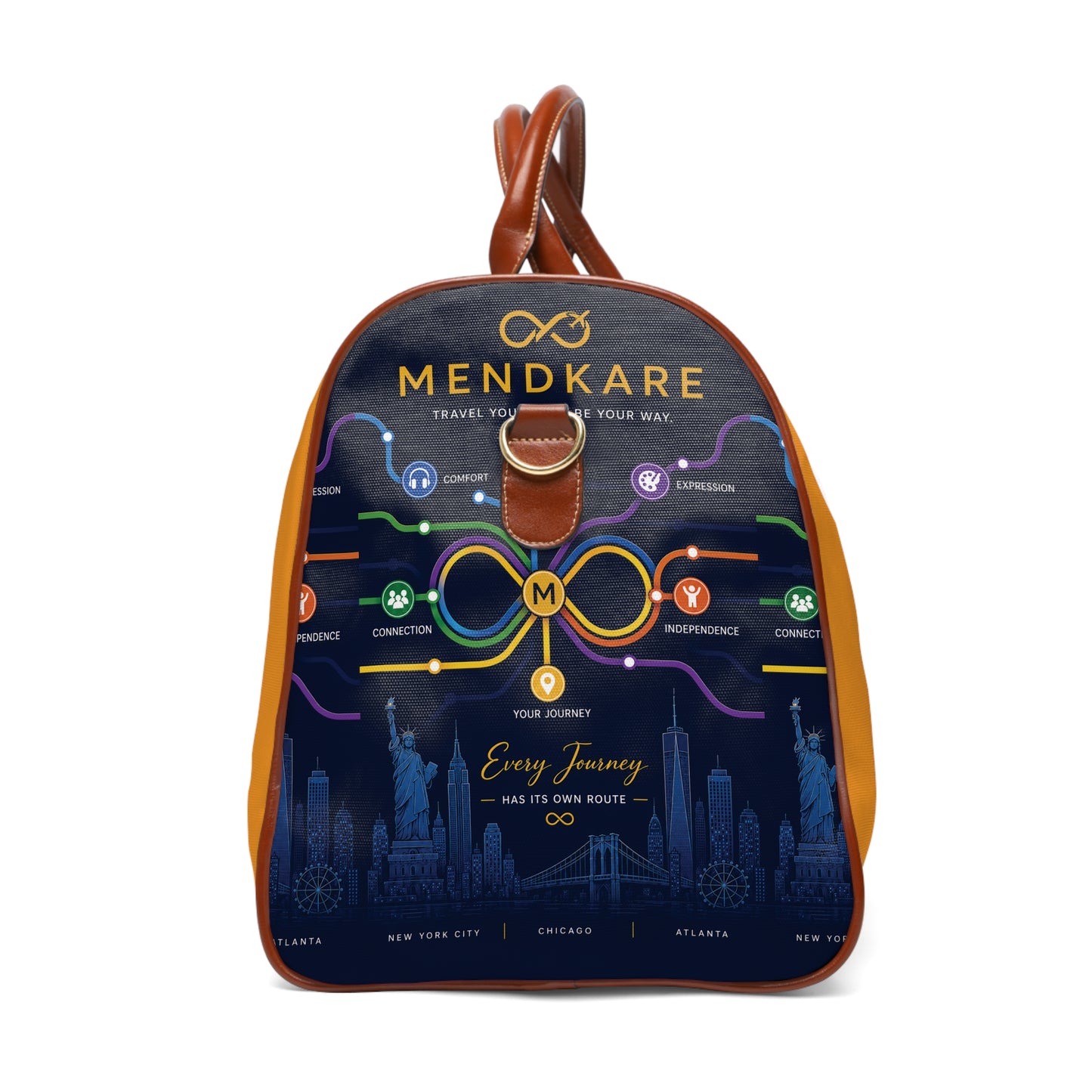 MendKare Collection Waterproof Travel Duffel Bag — Green