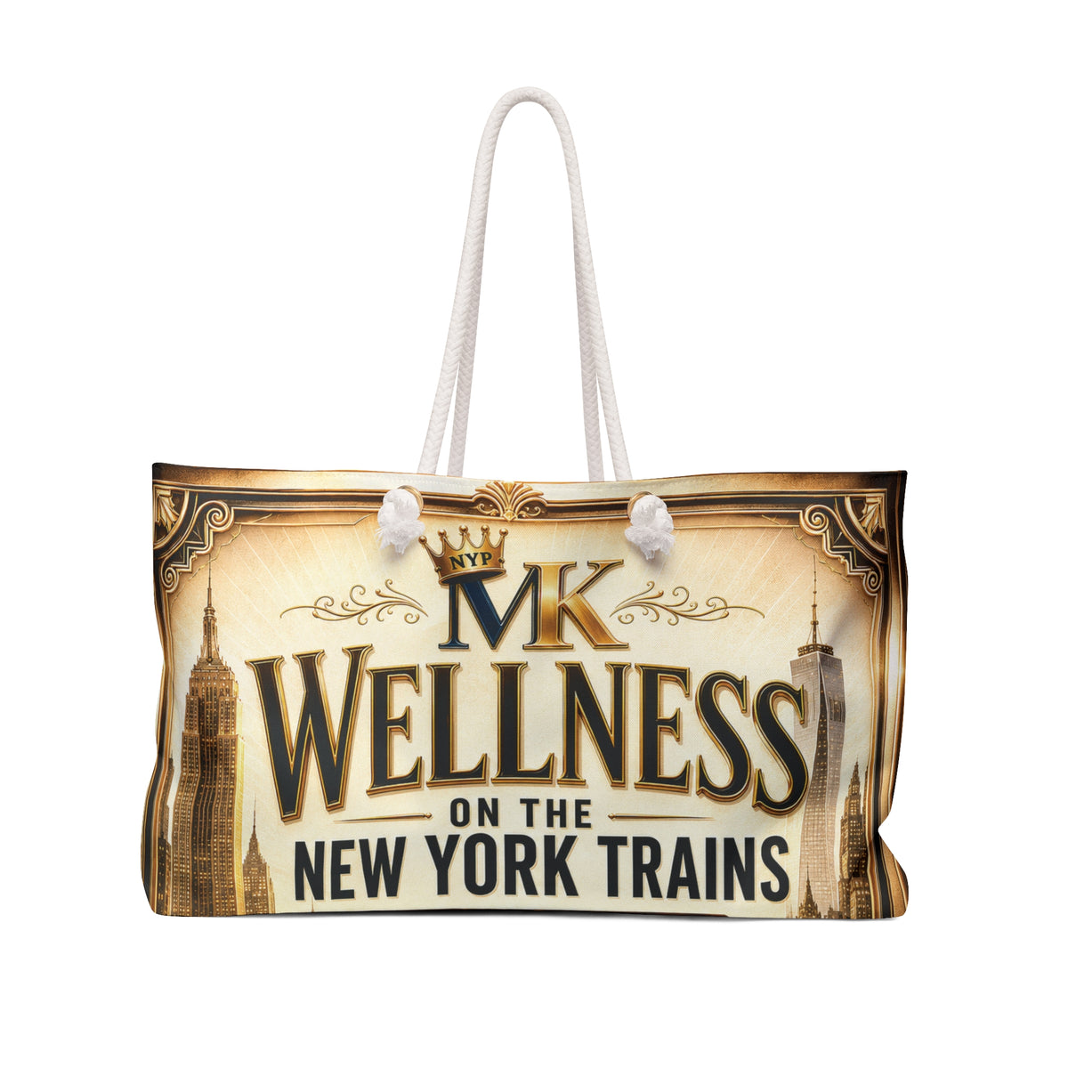 MK Wellness Weekender Bag — 'Wellness on the New York Trains' Travel Tote