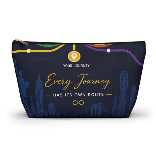 Travel Accessory Pouch — Every Journey Has Its Own Route Cosmetic Bag