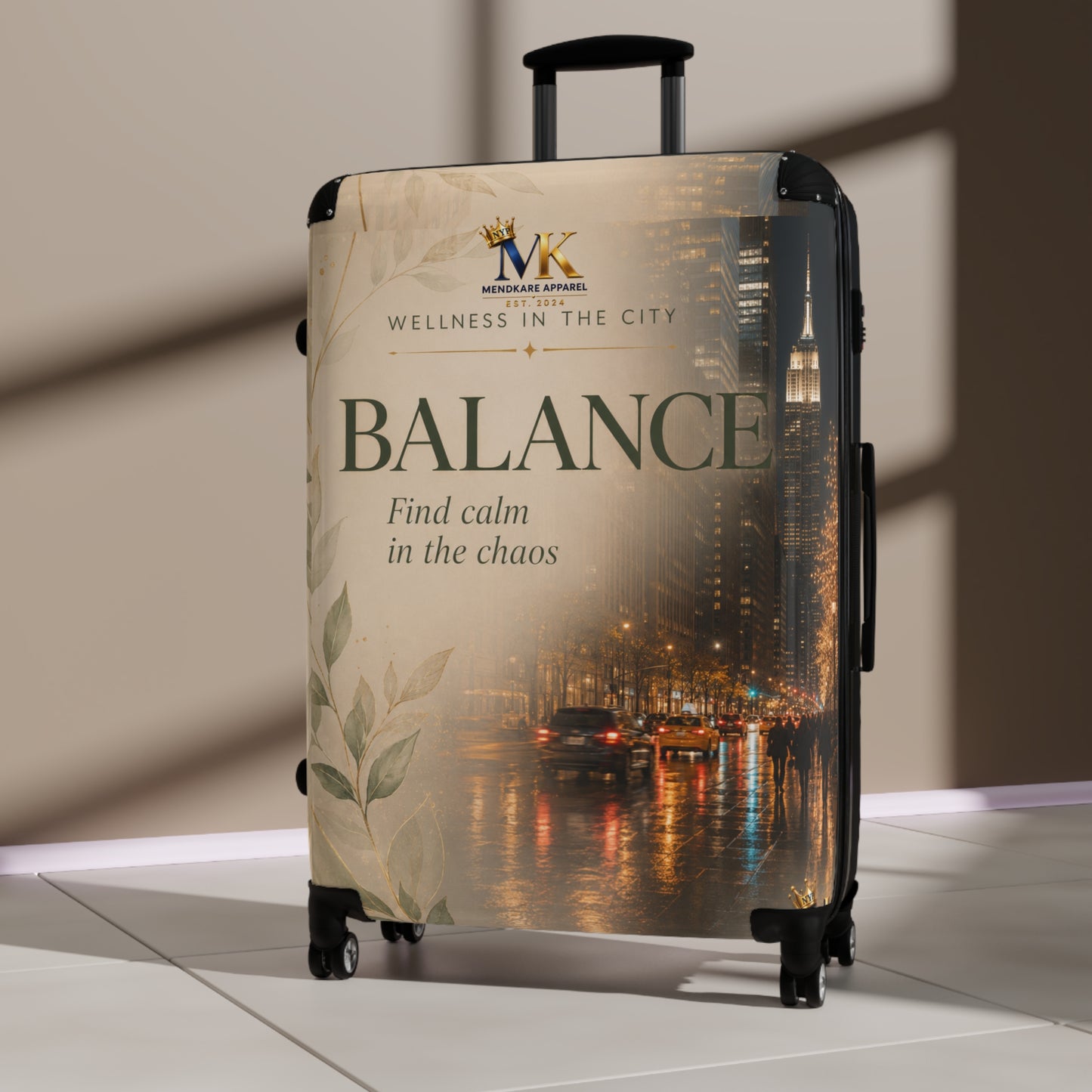 Balance Carry-On Suitcase — "Balance: Find Calm in the Chaos" Travel Luggage