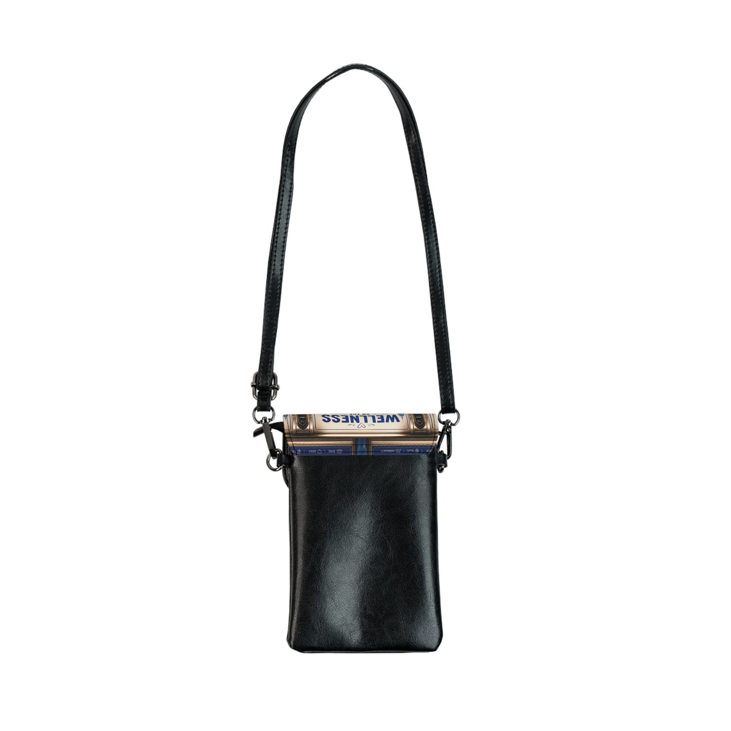 Wellness Subway Small Cell Phone Wallet — Crossbody Card Holder