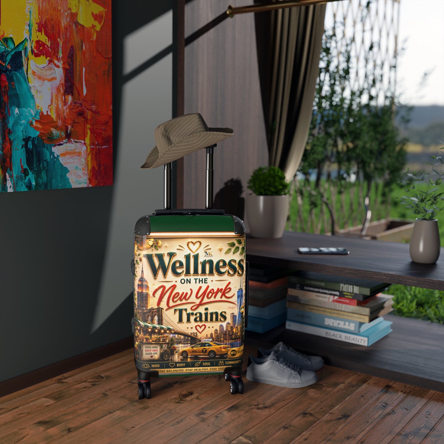 Wellness on the New York Trains Carry-On Suitcase