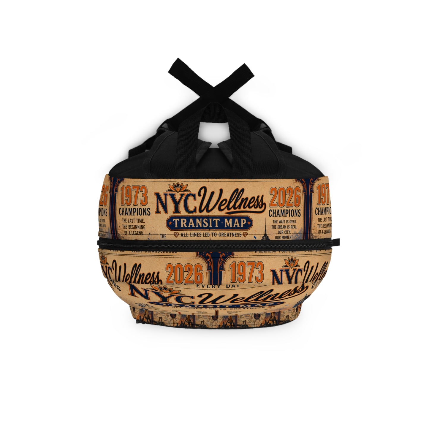 NYC Wellness Transit Map Backpack – Vintage New York Subway Map Design