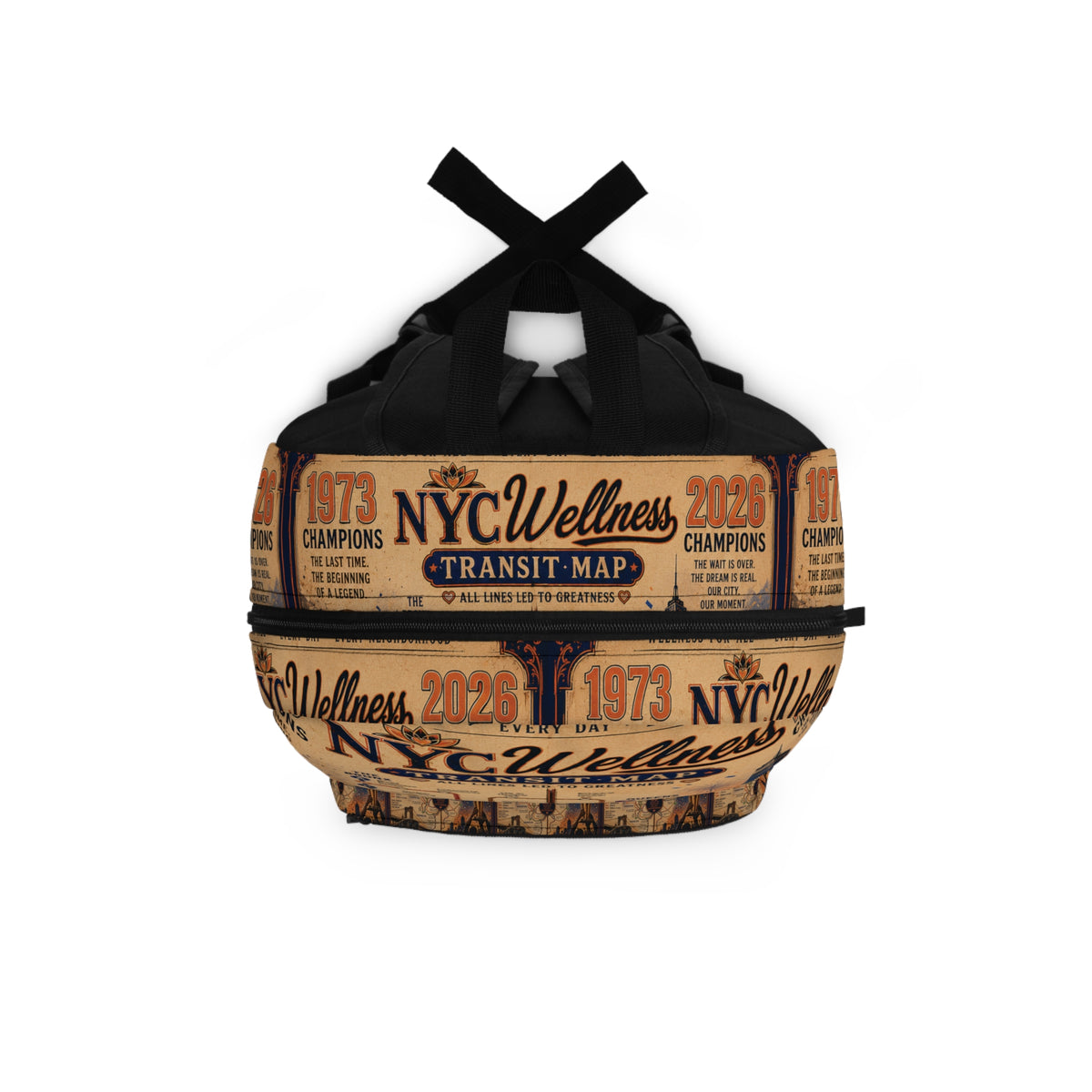 NYC Wellness Transit Map Backpack – Vintage New York Subway Map Design