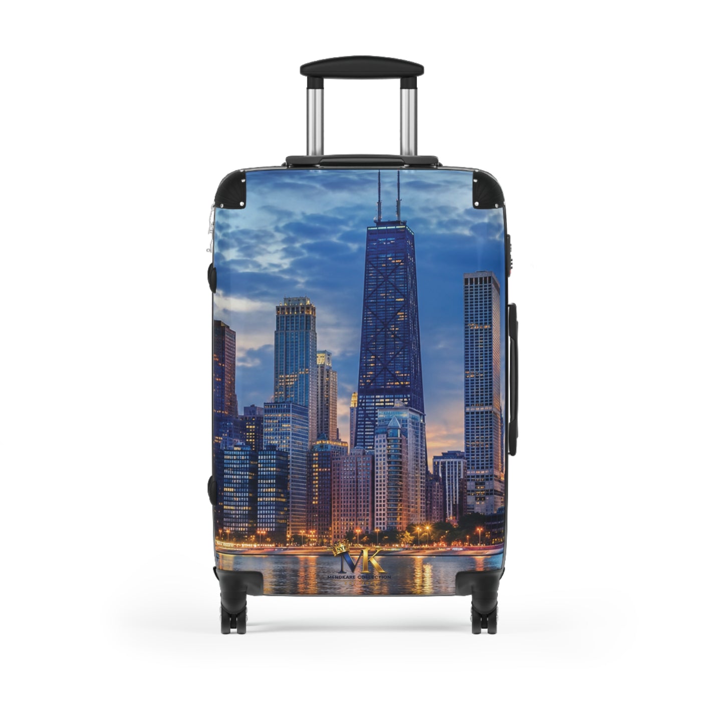 Chicago Skyline Carry-On Suitcase — Cityscape Travel Luggage