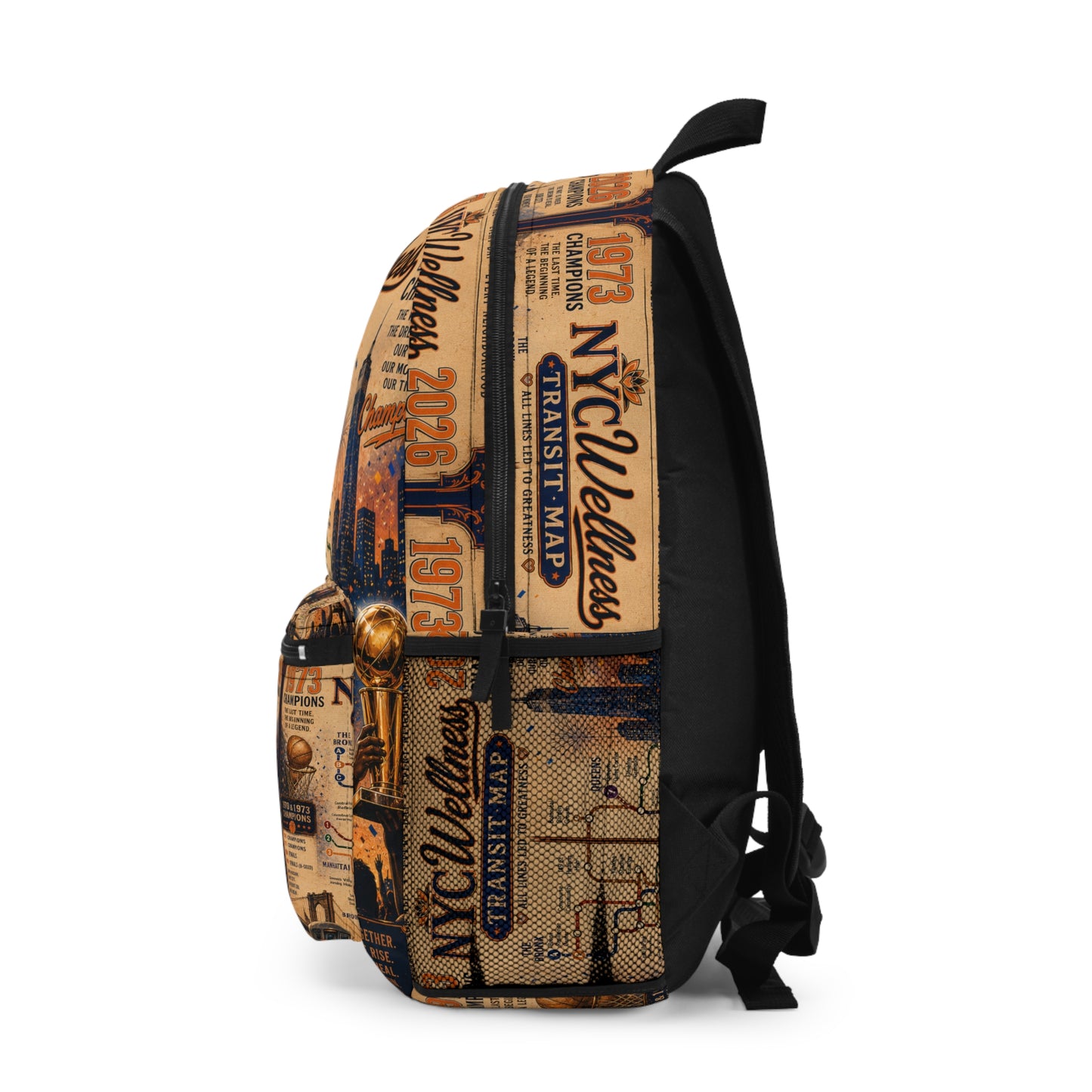 NYC Wellness Transit Map Backpack – Vintage New York Subway Map Design