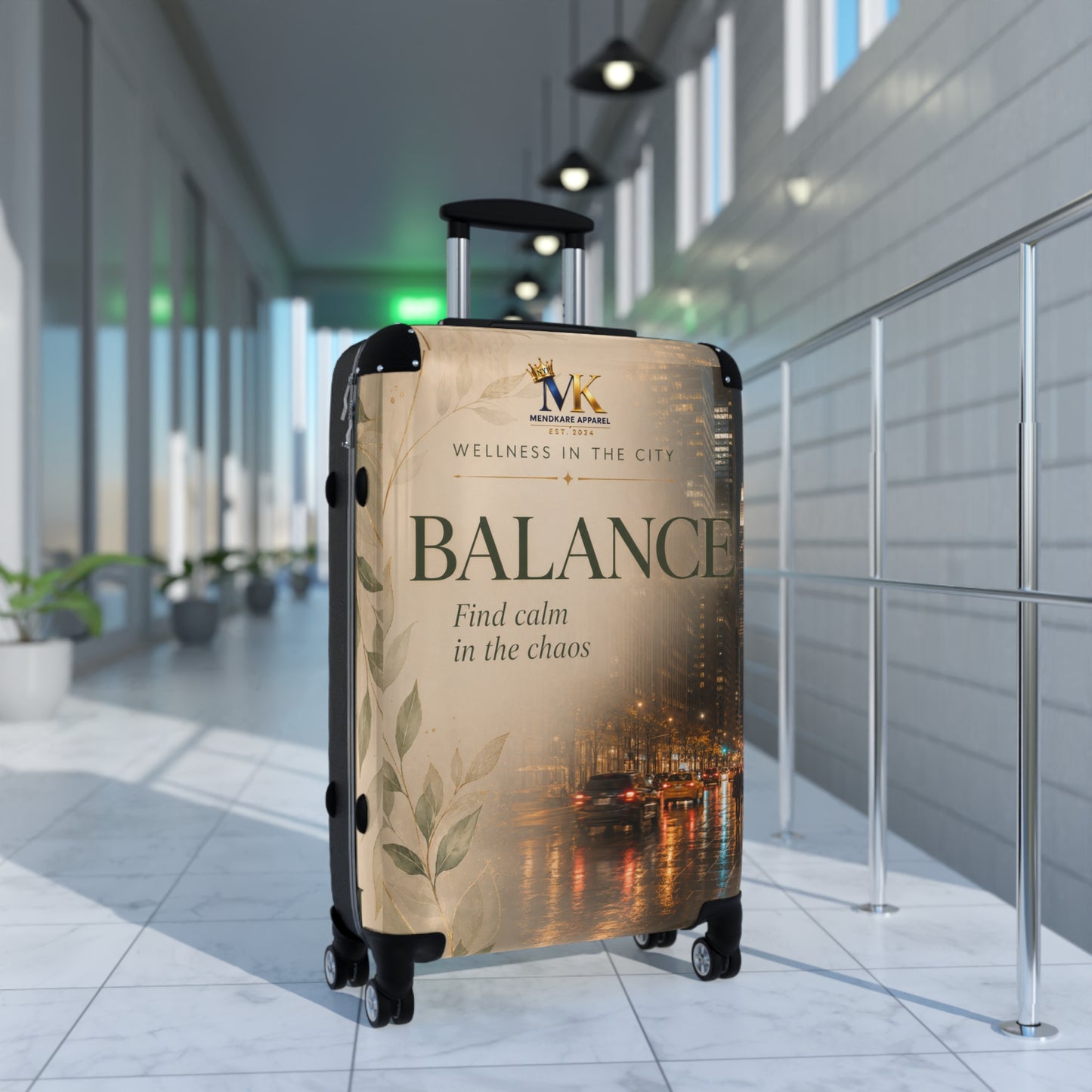 Balance Carry-On Suitcase — "Balance: Find Calm in the Chaos" Travel Luggage