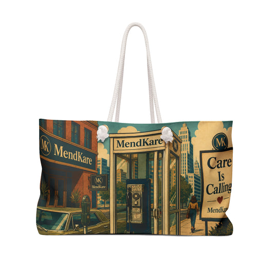 MendKare ‘Care Is Calling’ Vintage City Weekender Bag
