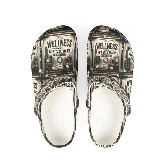 Wellness Vintage Subway Clogs – EVA Foam Slip-On Shoes